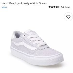 Kids Girls Purple Brooklyn Vans Size 13